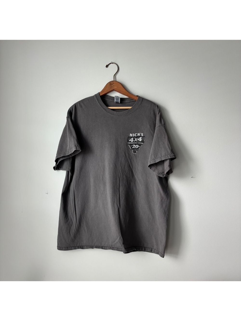 Nick's 4x4 Performance Center 20 Years T-Shirt XL Gray Off Road Jeep 2019